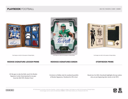 Panini Playbook Football NFL Hobby Box 2022