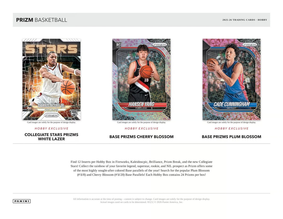 Panini Prizm Basketball Hobby Box 2025/2026