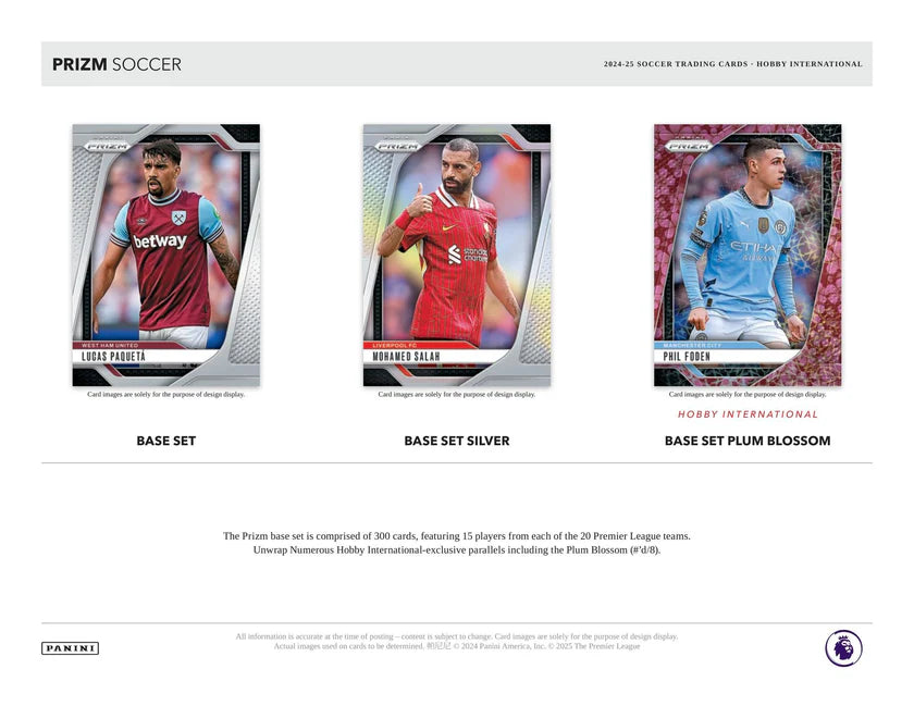 Panini Prizm Premier League Soccer Hobby International Box 2024/2025