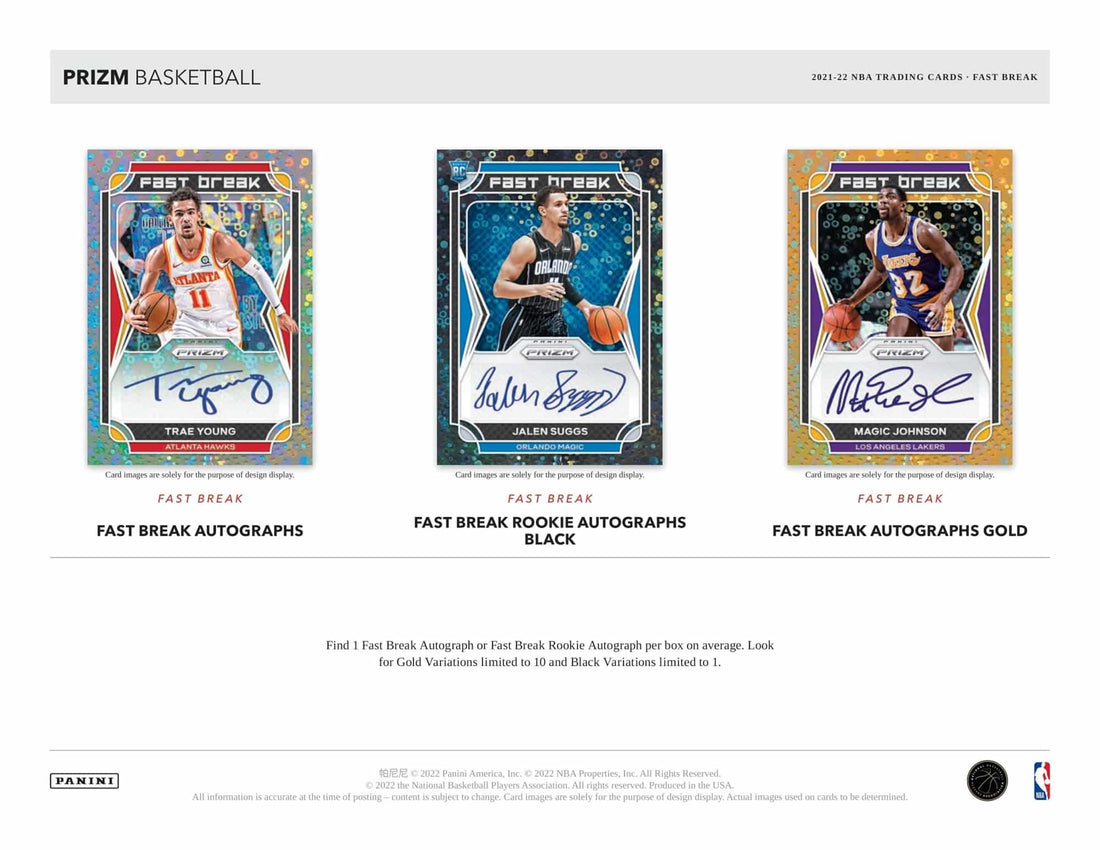 Panini Prizm Fast Break Basketball Hobby H2 Box 2021/2022