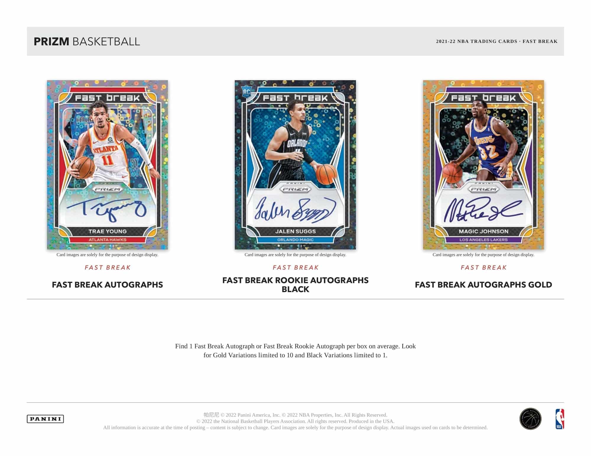 Panini Prizm Fast Break Basketball Hobby H2 Box 2021/2022