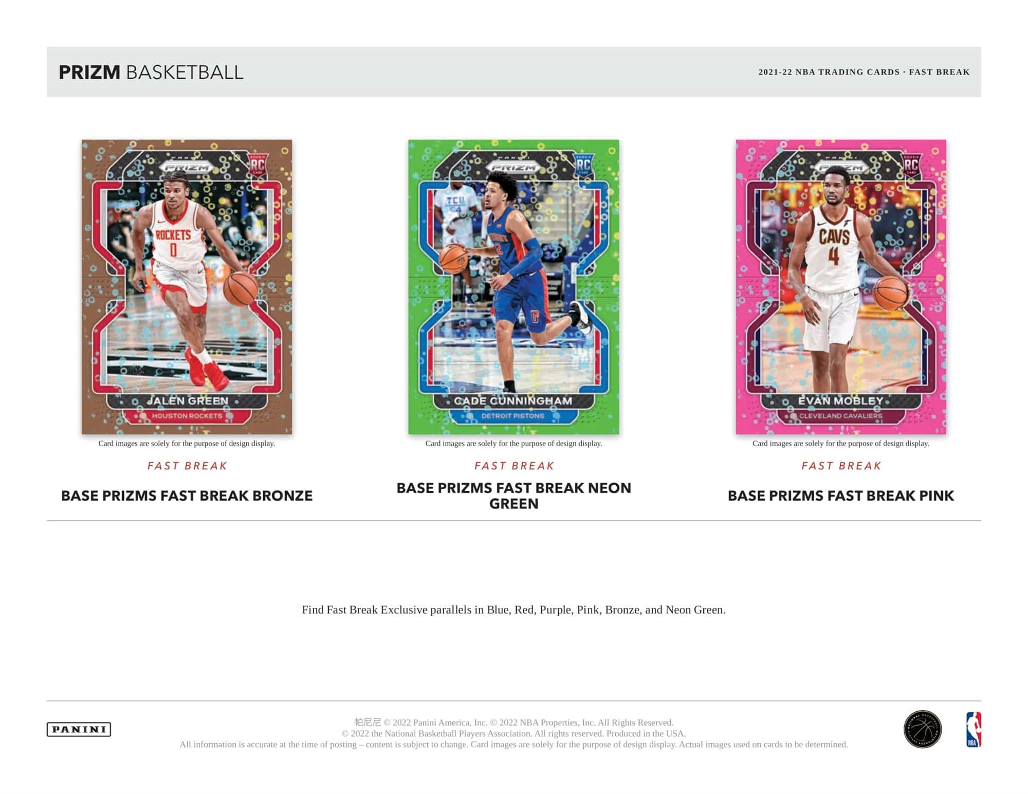 Panini Prizm Fast Break Basketball Hobby H2 Box 2021/2022