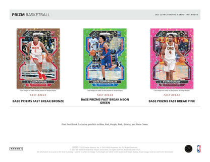 Panini Prizm Fast Break Basketball Hobby H2 Box 2021/2022