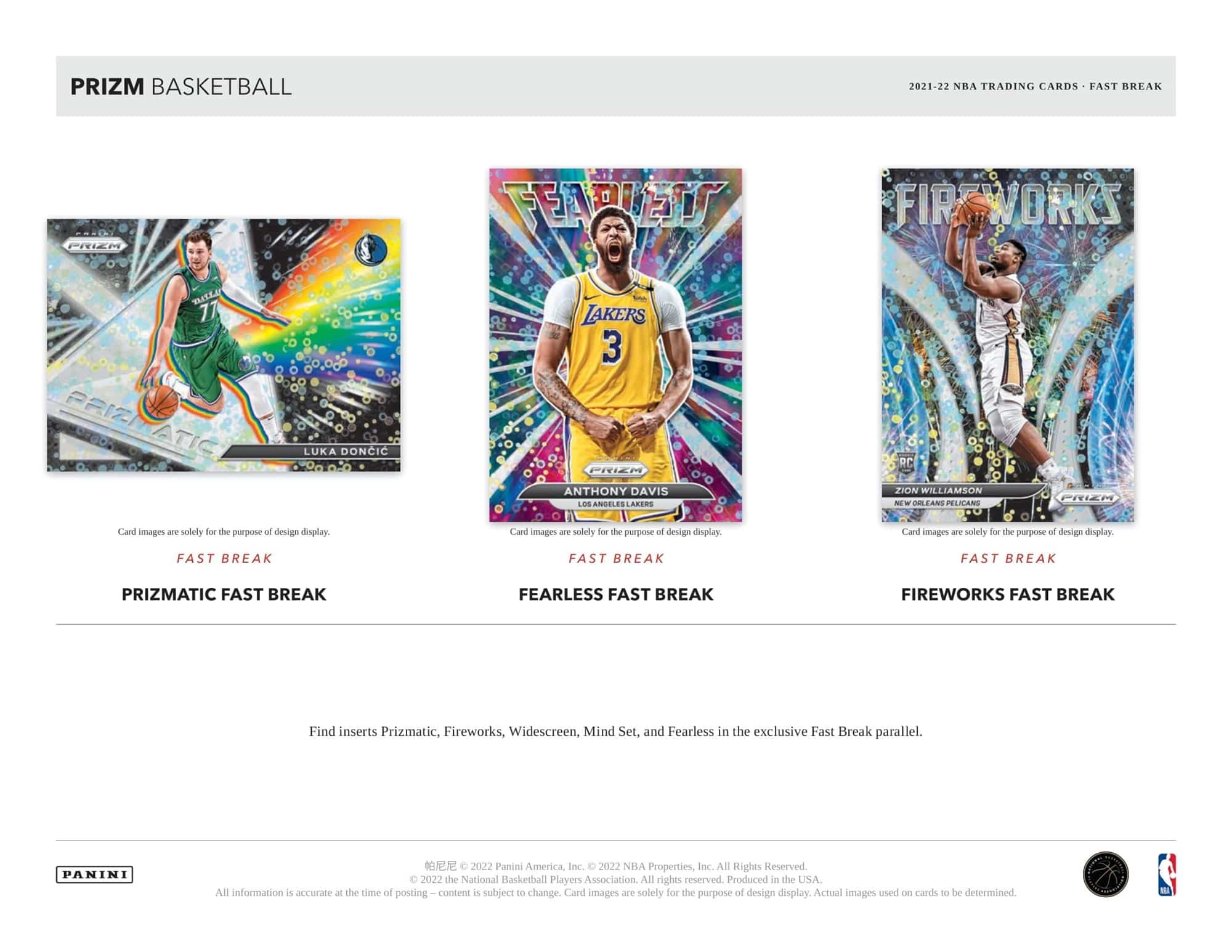 Panini Prizm Fast Break Basketball Hobby H2 Box 2021/2022