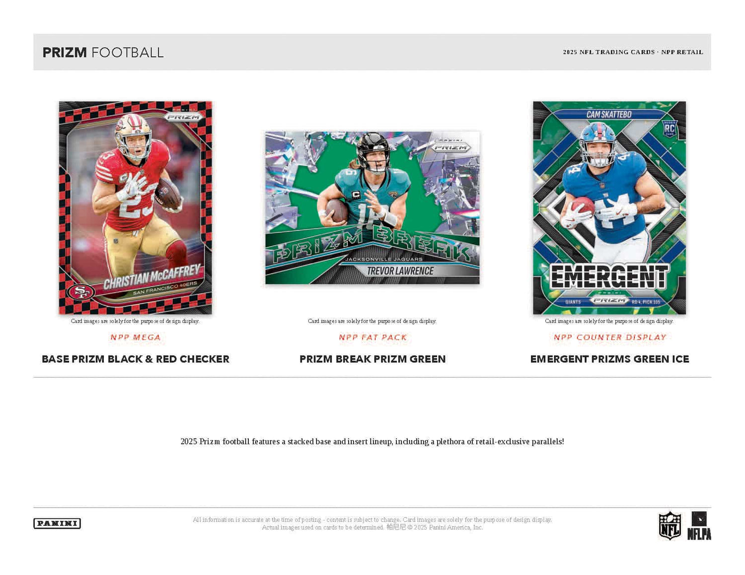 Panini Prizm Football Mega Box 2025