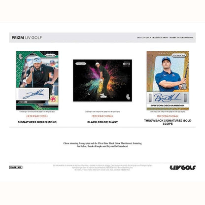Panini Prizm LIV Golf Hobby Box 2025