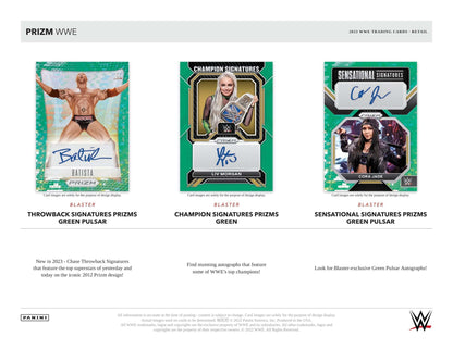 Panini Prizm WWE Wrestling Blaster Box 2023 Autos