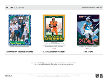 Panini Score Football Mega Box 2025