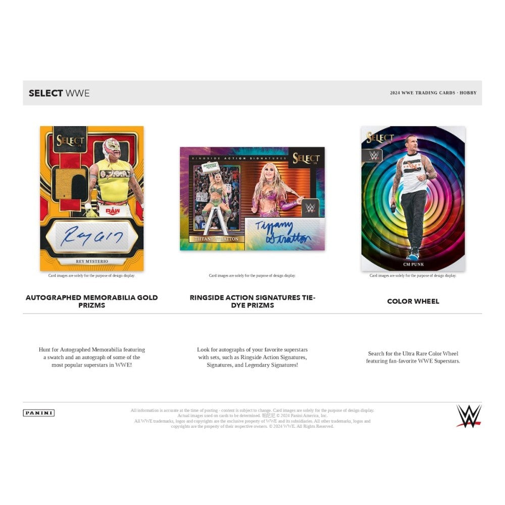 Panini Select WWE Wrestling Hobby Box 2024