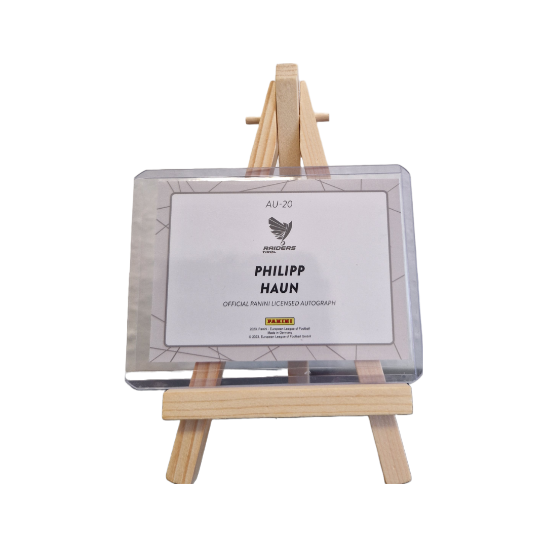 Philipp Haun Panini Autograph 26/75 2023 Back