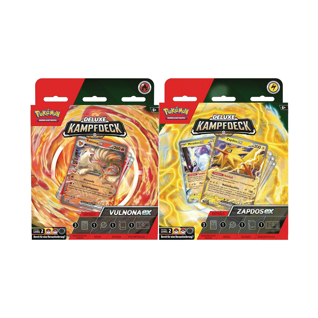 Pokémon Deluxe Kampfdeck Vulnona-ex / Zapdos-ex (DE)
