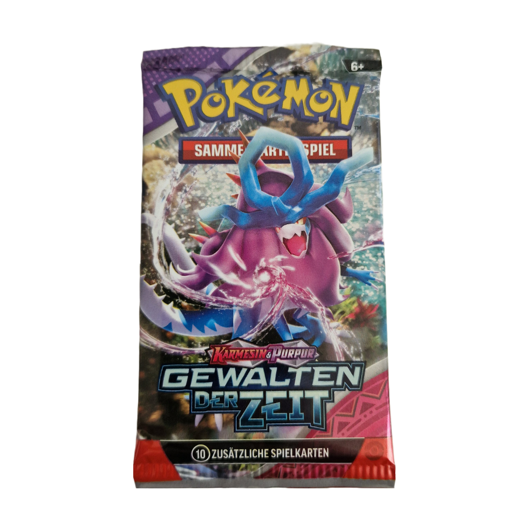 Pokémon Karmesin & Purpur SV05 Gewalten der Zeit Booster Pack (DE)