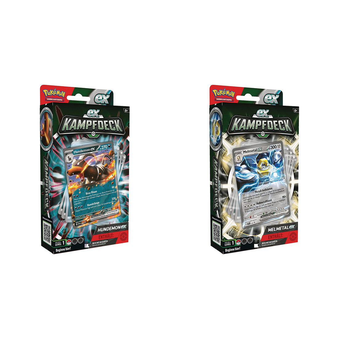 Pokémon Kampfdeck Hundemon-ex/Melmetal-ex (DE)