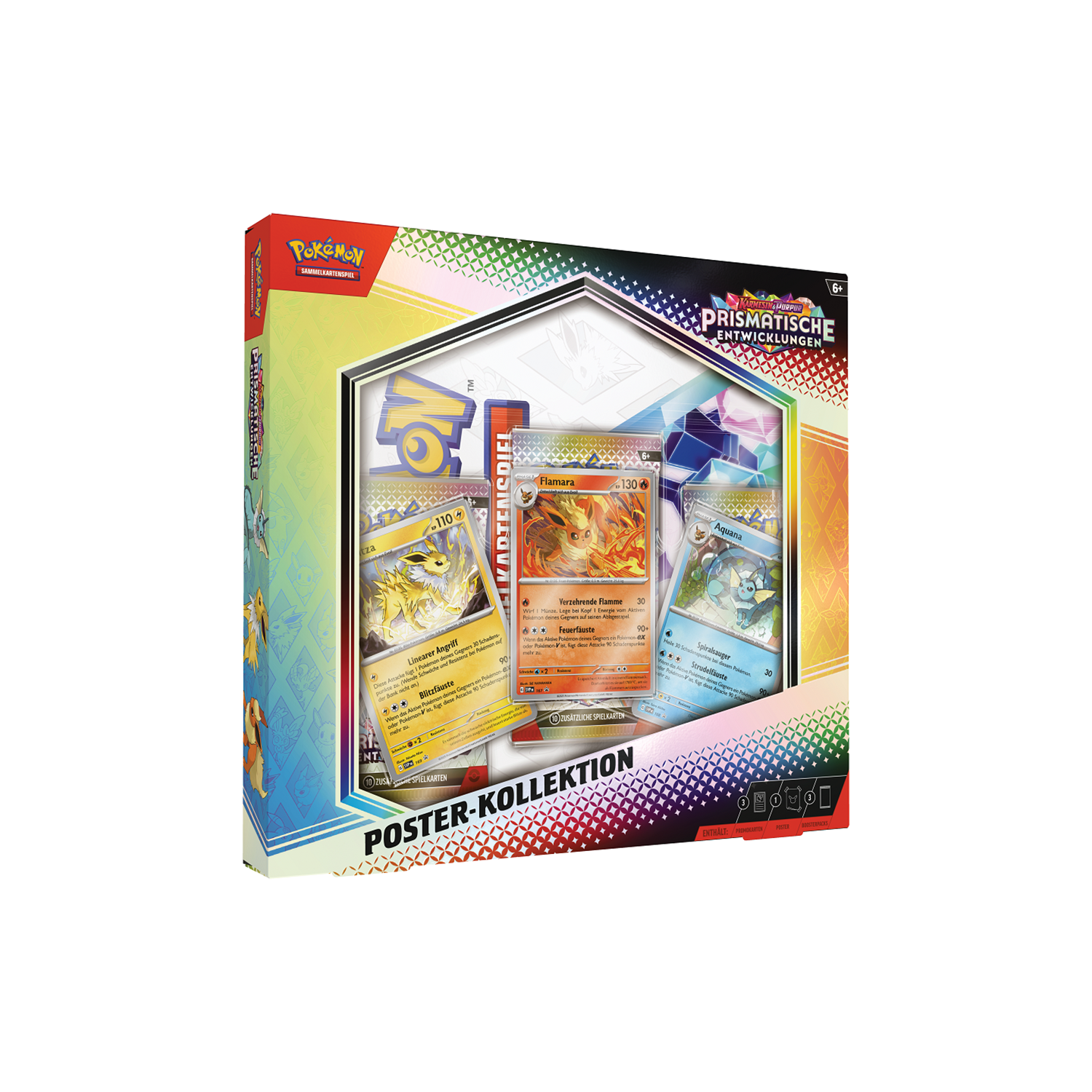 Pokémon Karmesin &amp; Purpur 08.5 Prismatische Entwicklungen Poster Collection DE