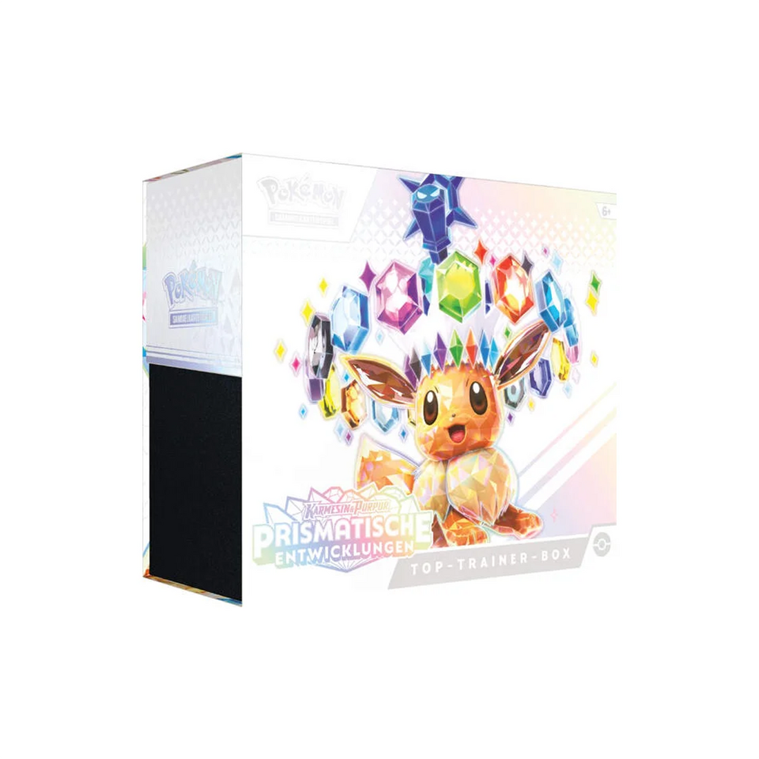 Pokémon Karmesin &amp; Purpur 08.5 Prismatische Entwicklungen Top-Trainer-Box DE