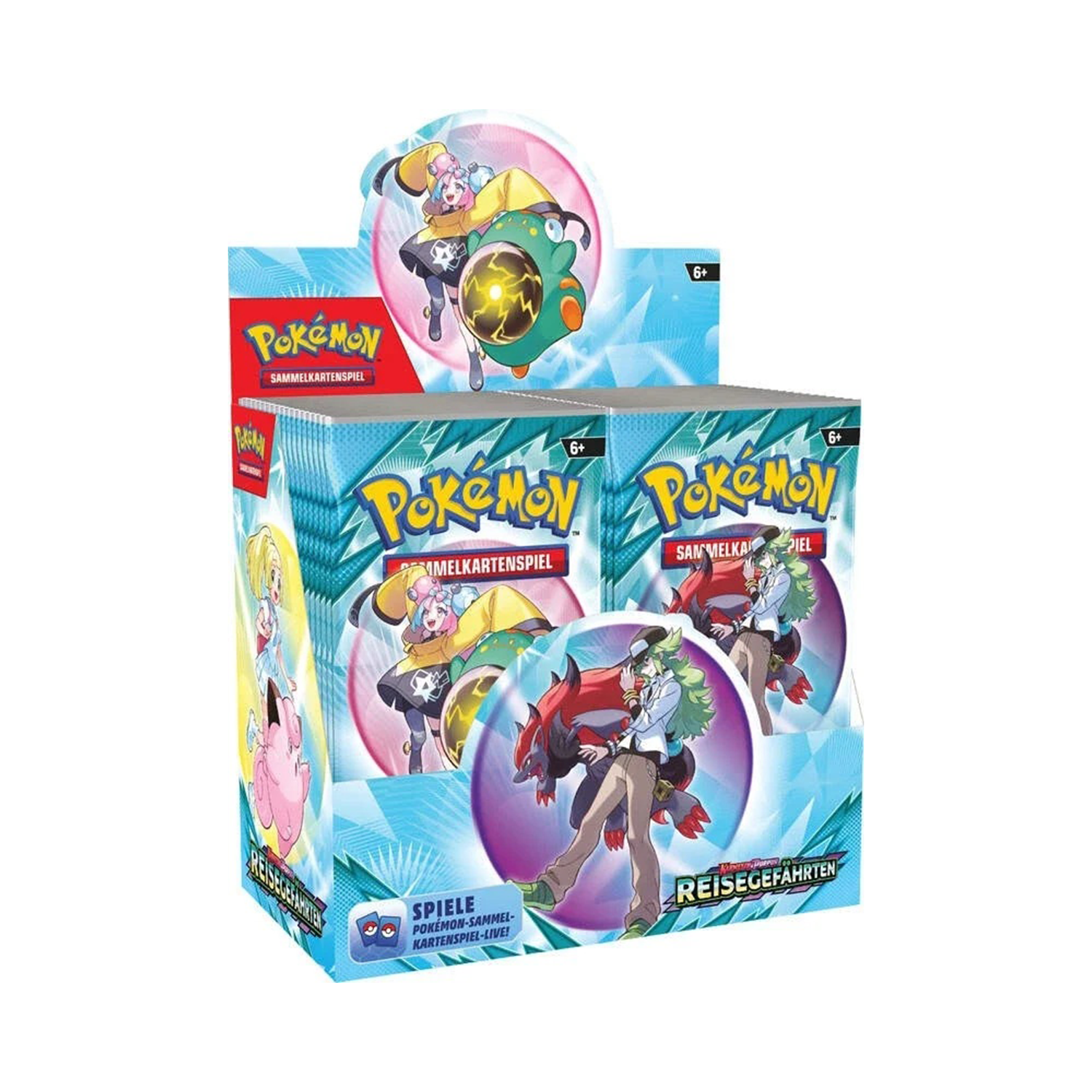 Pokémon Karmesin &amp; Purpur KP09 Reisegefährten Display Box (DE)