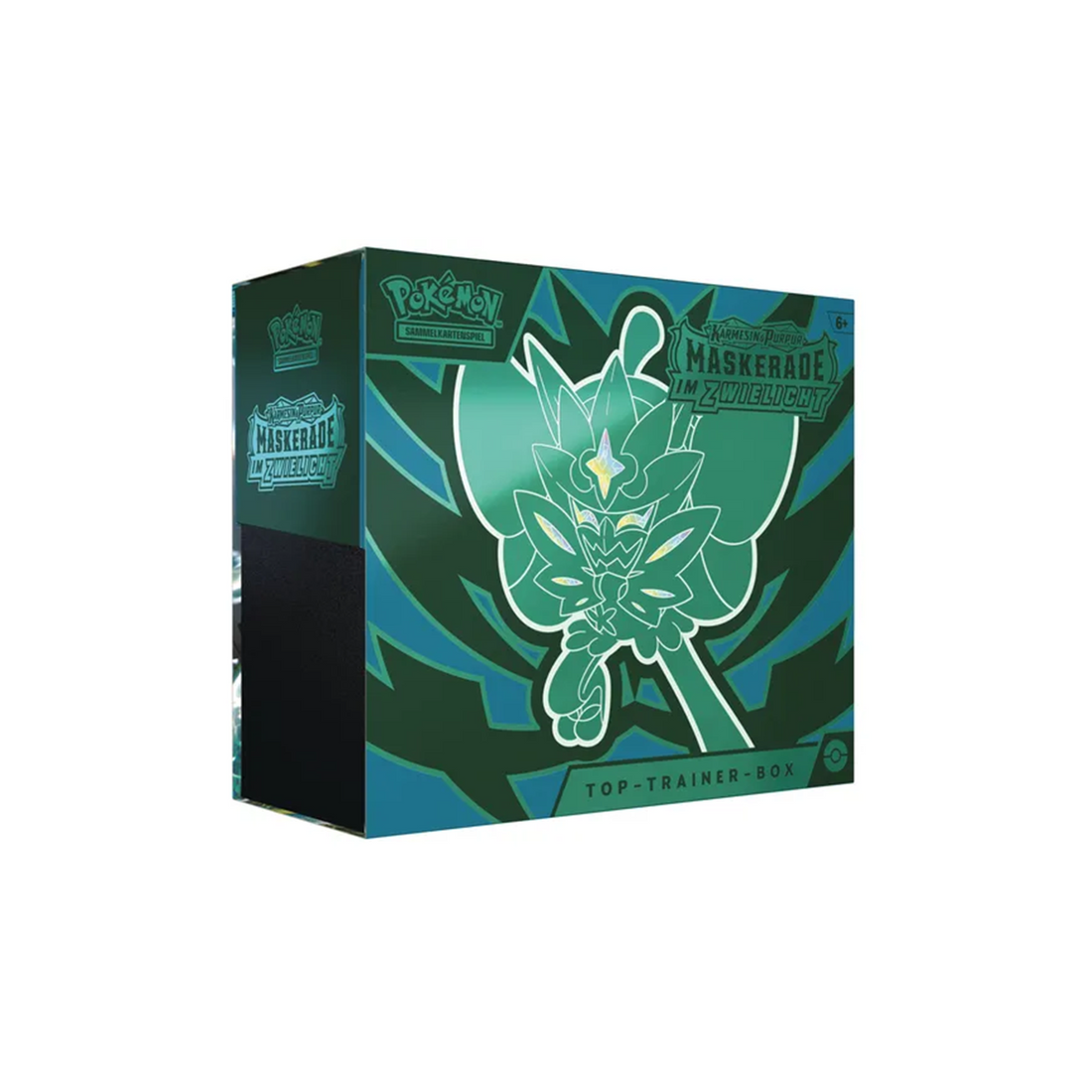Pokémon Karmesin &amp; Purpur KP06 Maskerade im Zwielicht Top Trainer Box Ogerpon (DE)