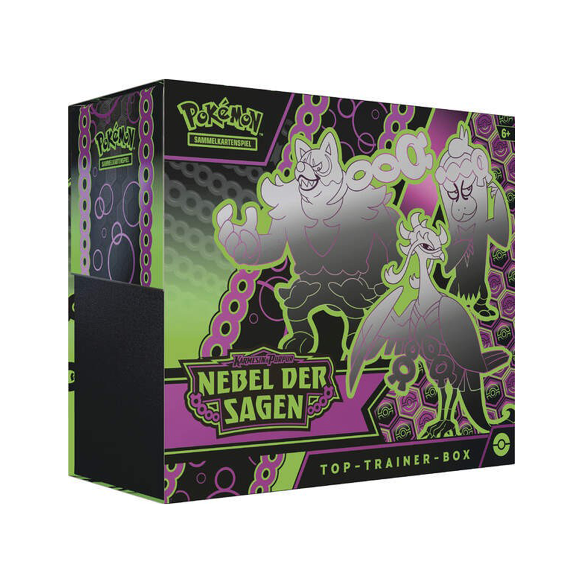 Pokémon Karmesin &amp; Purpur KP06.5 Nebel der Sagen Top Trainer Box (DE)