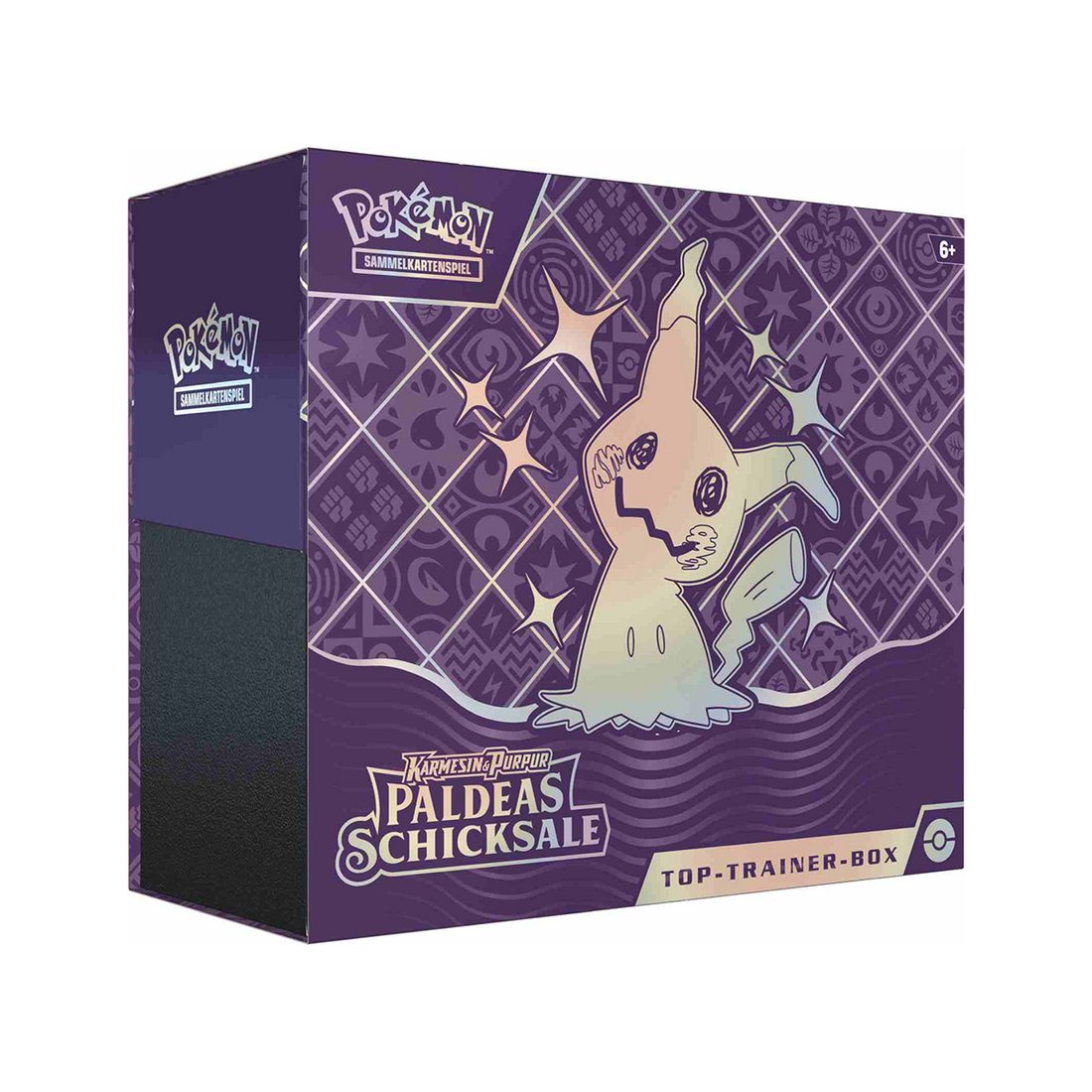 Pokémon Karmesin & Purpur KP4.5 Paldeas Schicksale Top-Trainer-Box Mimigma (DE)