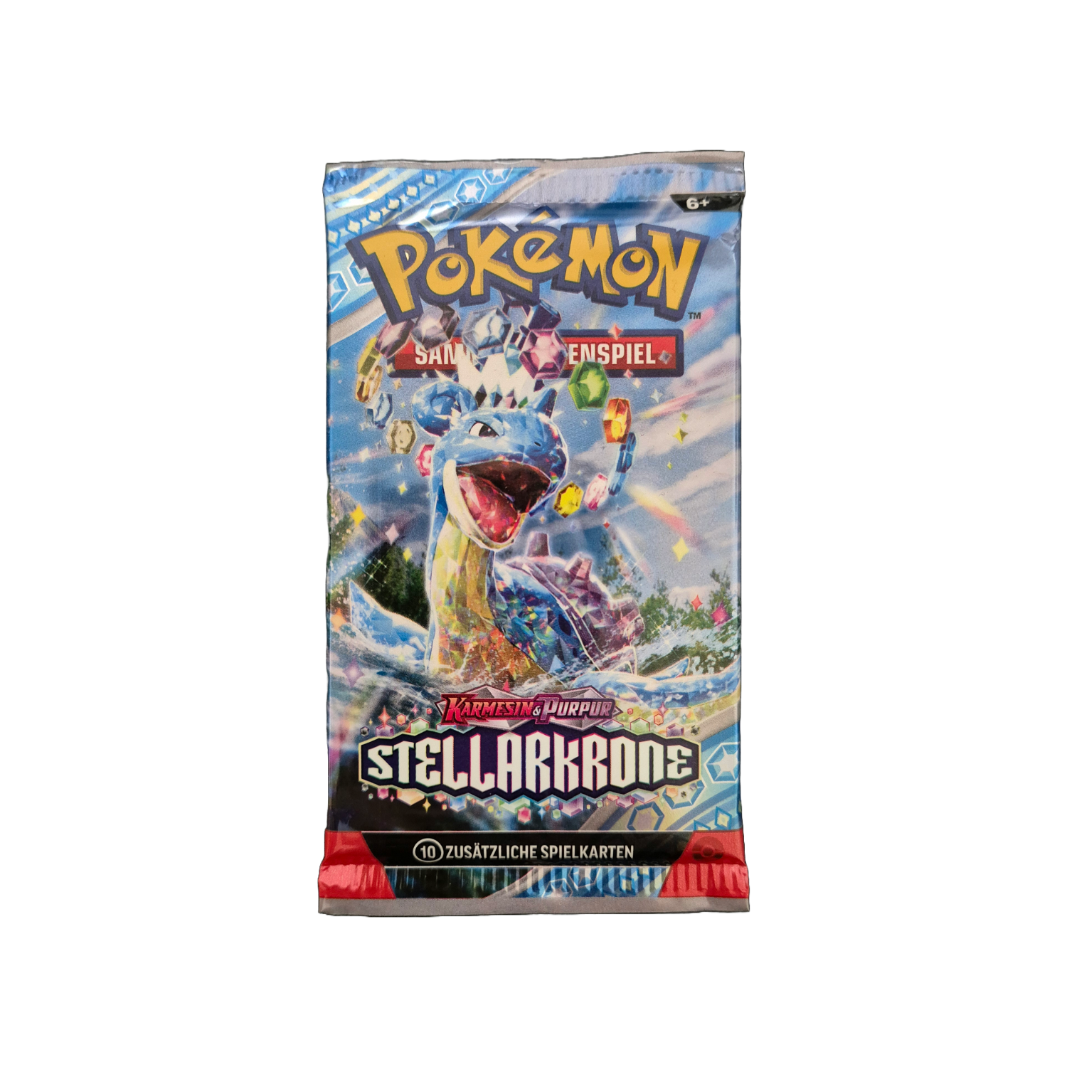 Pokémon Karmesin &amp; Purpur KP07 Stellarkrone Booster Pack (DE)