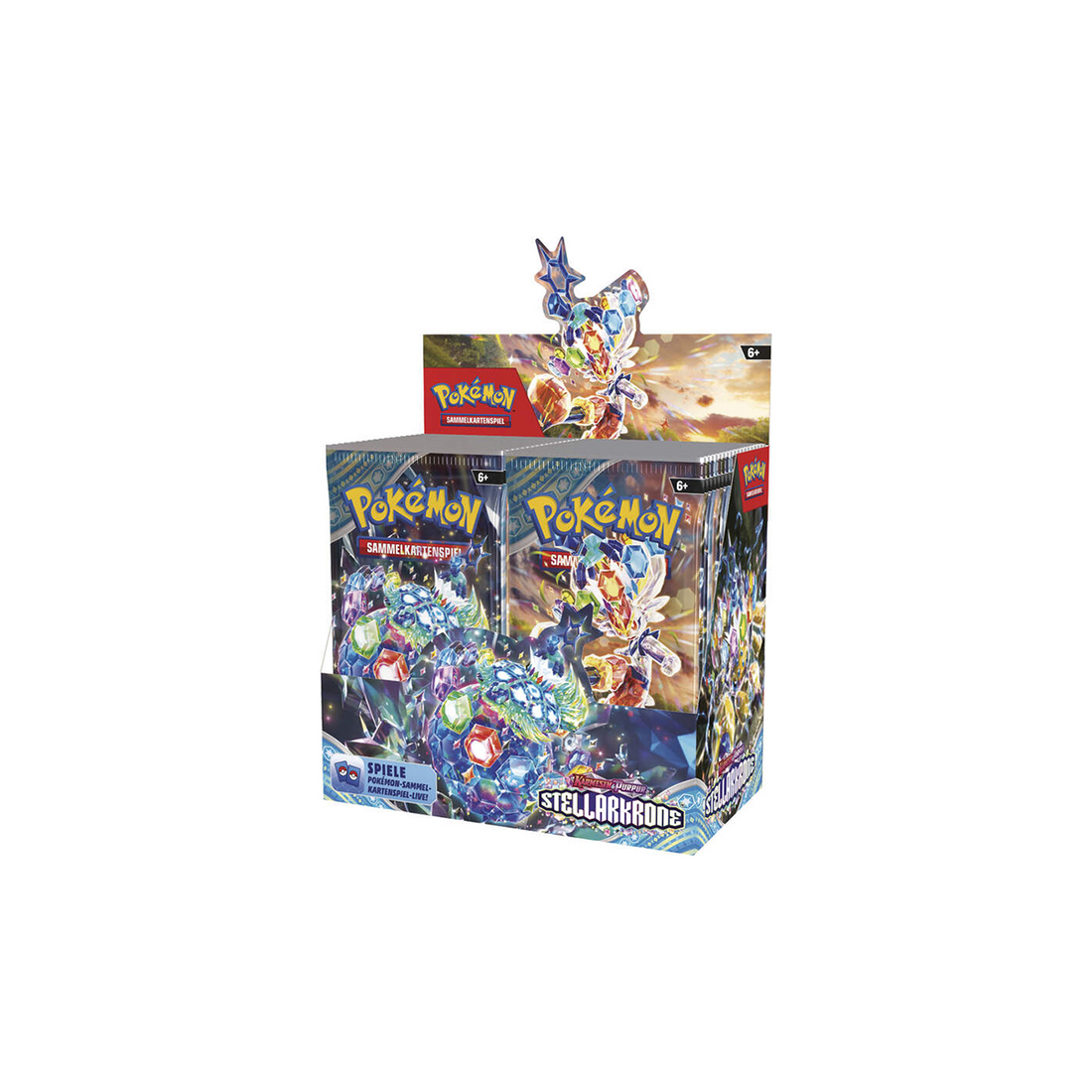 Pokémon Karmesin &amp; Purpur KP07 Stellarkrone Display Box (DE)