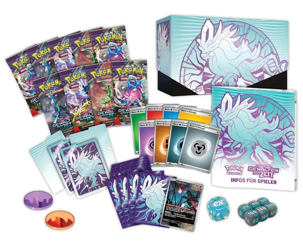 Pokémon Karmesin & Purpur SV05 Gewalten der Zeit Top-Trainer-Box Windewoge (DE)