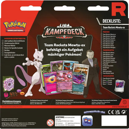 Pokémon Liga-Kampfdeck Team Rockets Mewtu ex (DE)