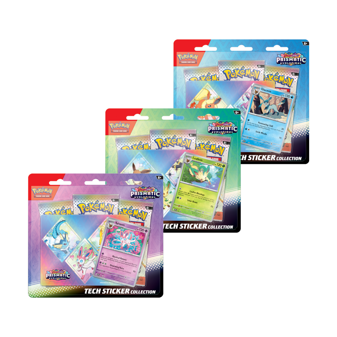 Pokémon Scarlet &amp; Violet 08.5 Prismatic Evolutions Tech-Sticker-Collection (EN)