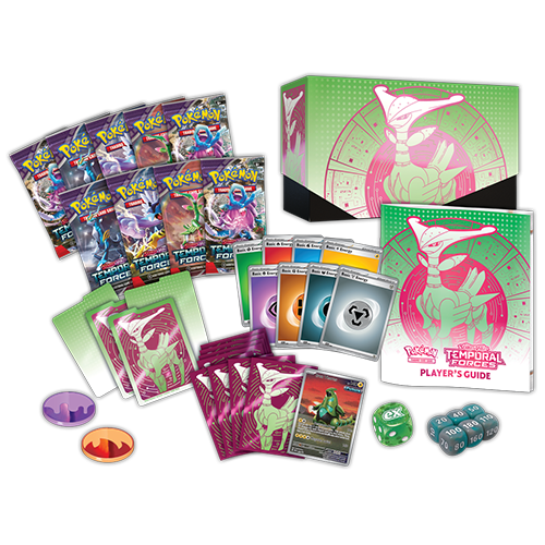 Pokémon Scarlet & Violet SV05 Temporal Forces Elite-Trainer-Box Iron Leaves (EN)