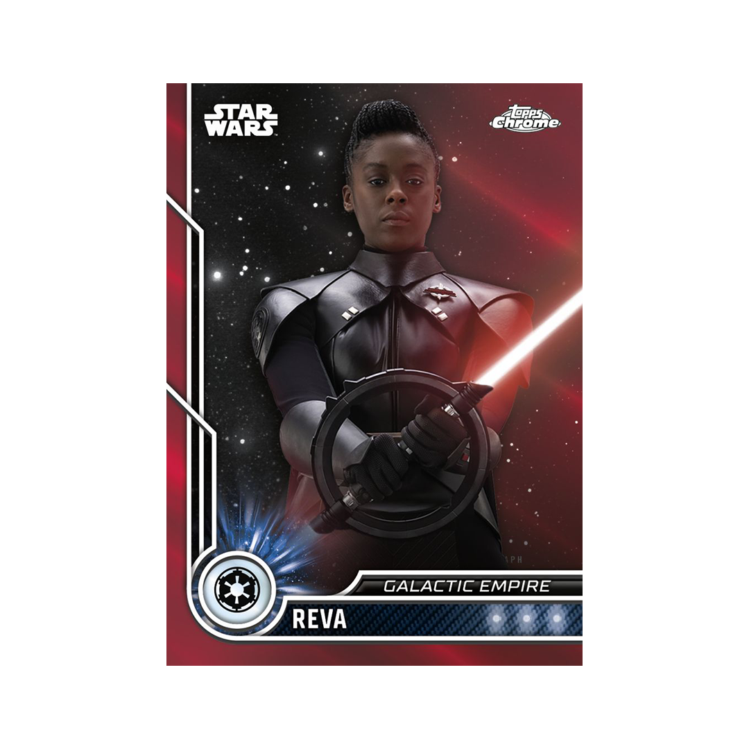 Topps Star Wars Chrome Hobby Booster Pack 2023 Base Card Reva