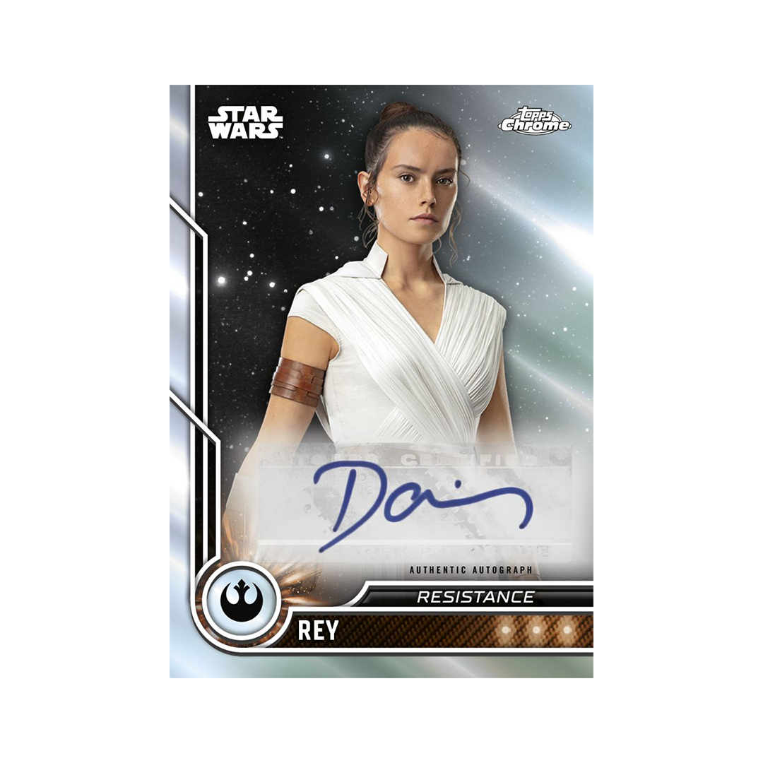 Topps Star Wars Chrome Hobby Box 2023 Rey Autograph