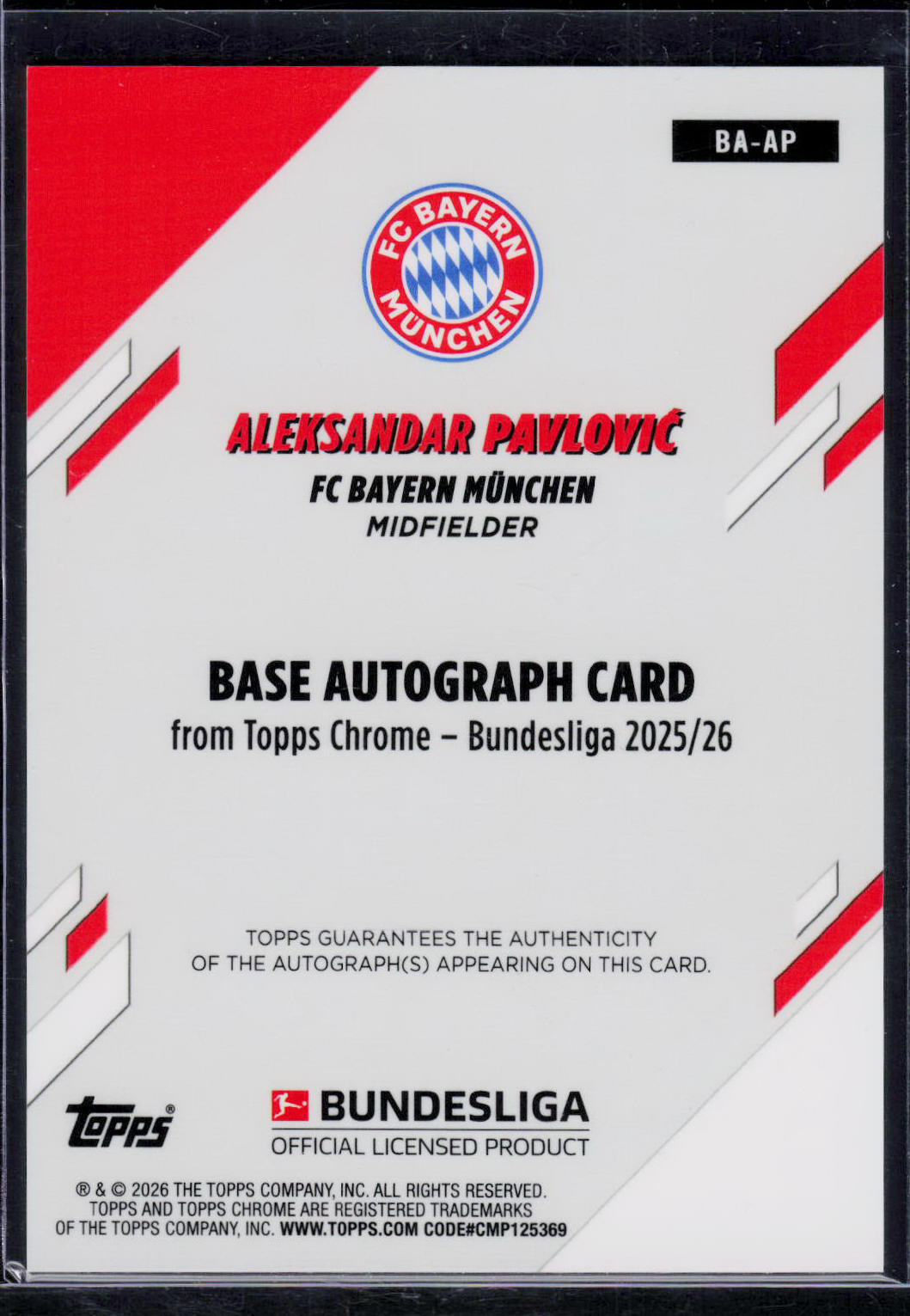 Aleksander Pavlovic [Auto] 5/5 (EN)