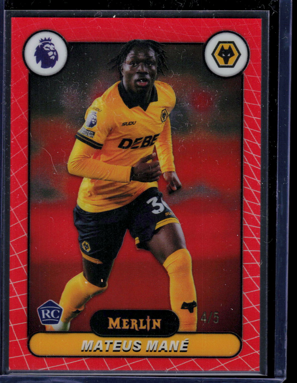 Mateus Mane Topps Merlin 2025-26 Red [RC] 4/5 (EN) (nach §25 UStG differenzbesteuert)