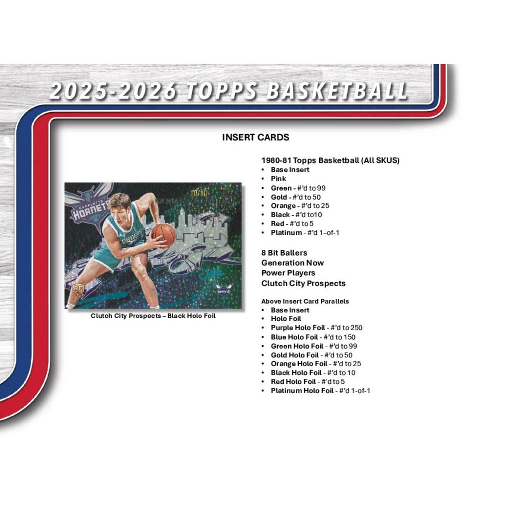 (Vorbestellung) Topps Basketball Mega Box 2025/2026