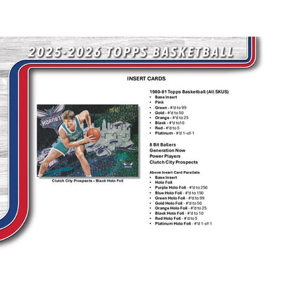 (Vorbestellung) Topps Basketball Mega Box 2025/2026