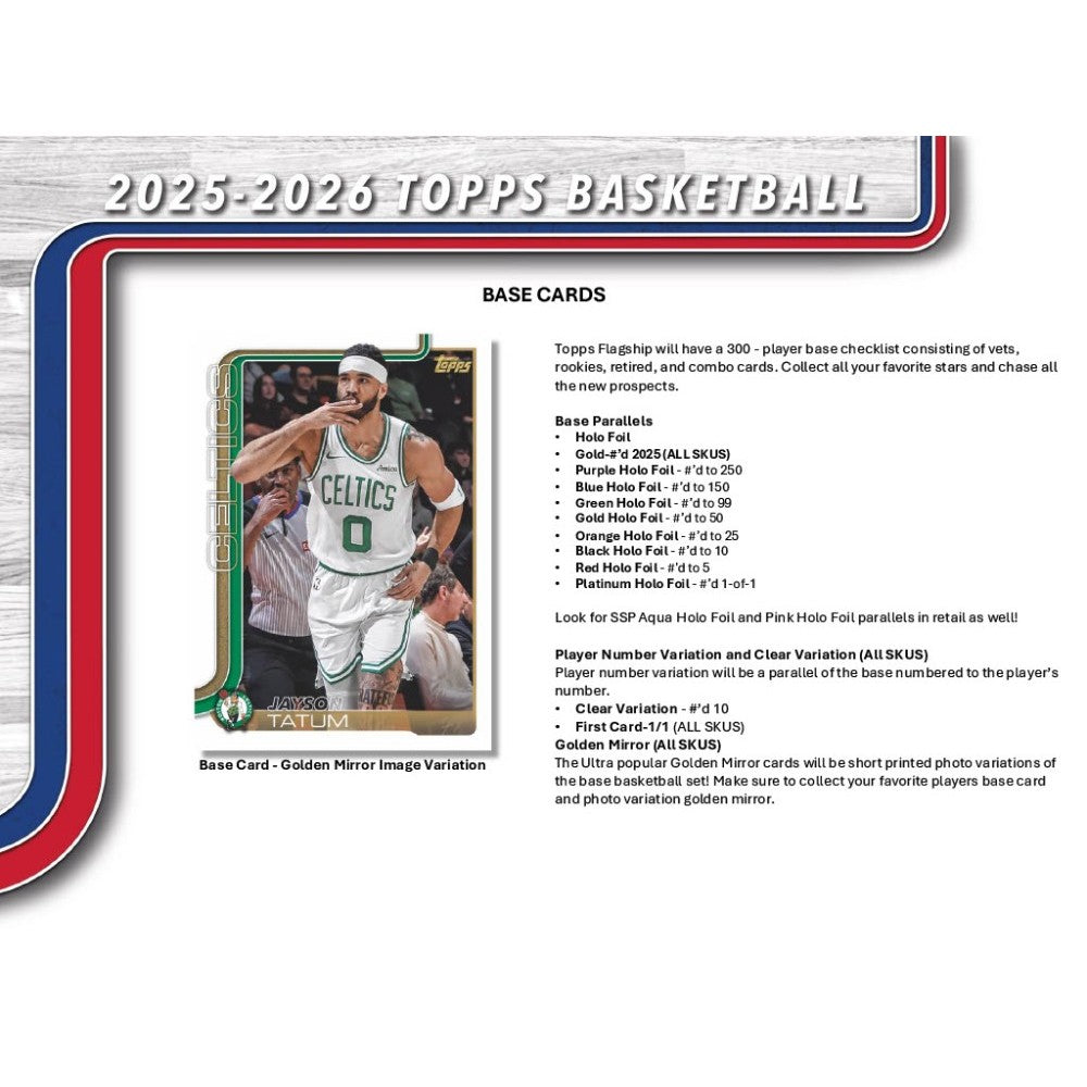 (Vorbestellung) Topps Basketball Mega Box 2025/2026
