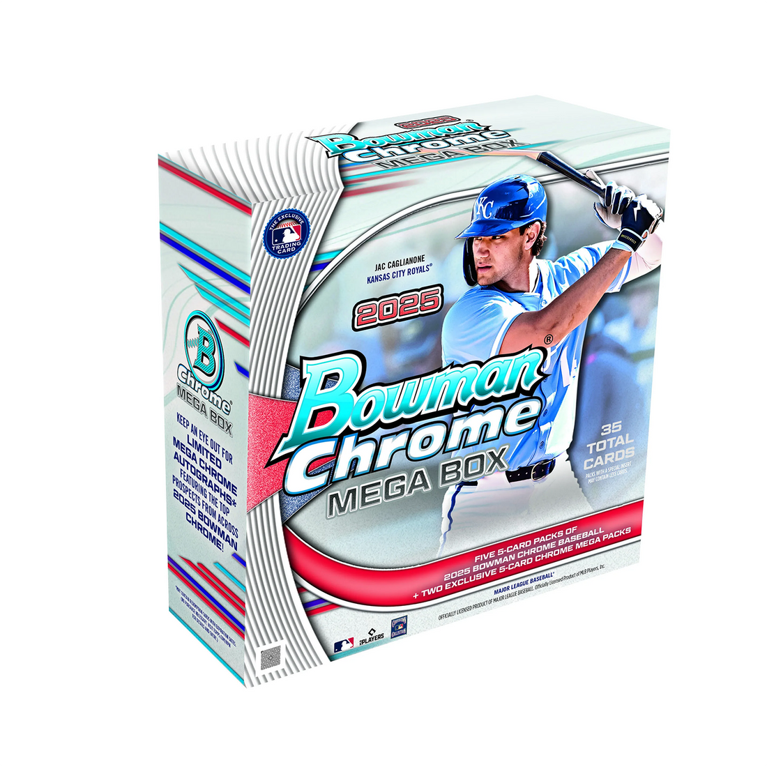 Topps Bowman Chrome Baseball MLB Mega Box 2025