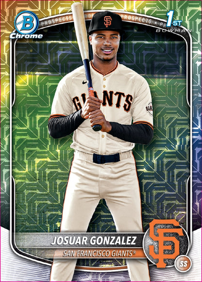 Topps Bowman Chrome Baseball MLB Mega Box 2025