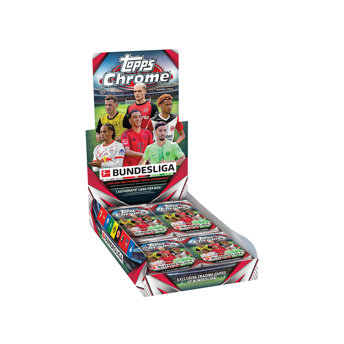 Topps Chrome Bundesliga Soccer Hobby Box 2024/2025