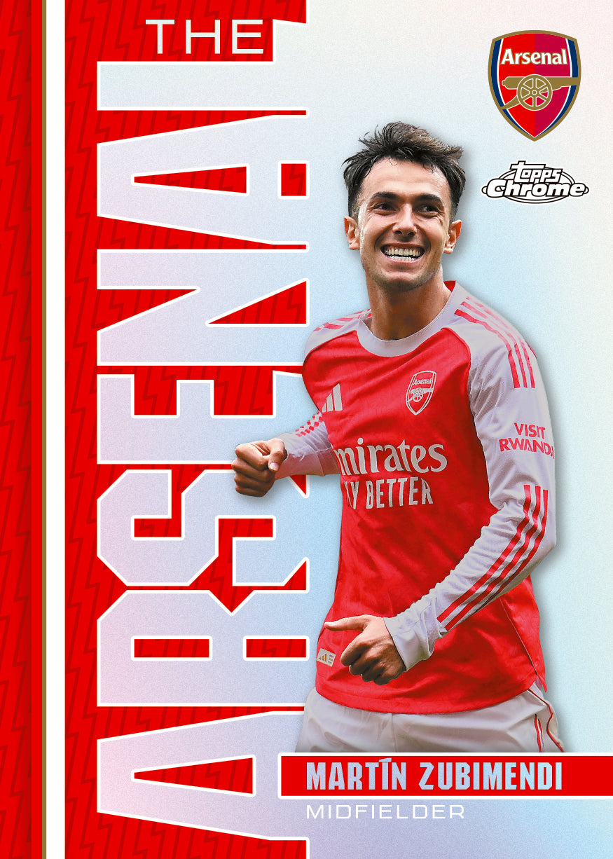 Topps Chrome Arsenal London Hobby Box 2025/2026