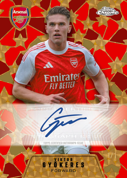 Topps Chrome Arsenal London Hobby Box 2025/2026