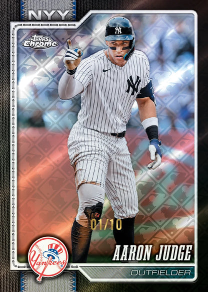 Topps Chrome Baseball MLB Logofractor Box 2026