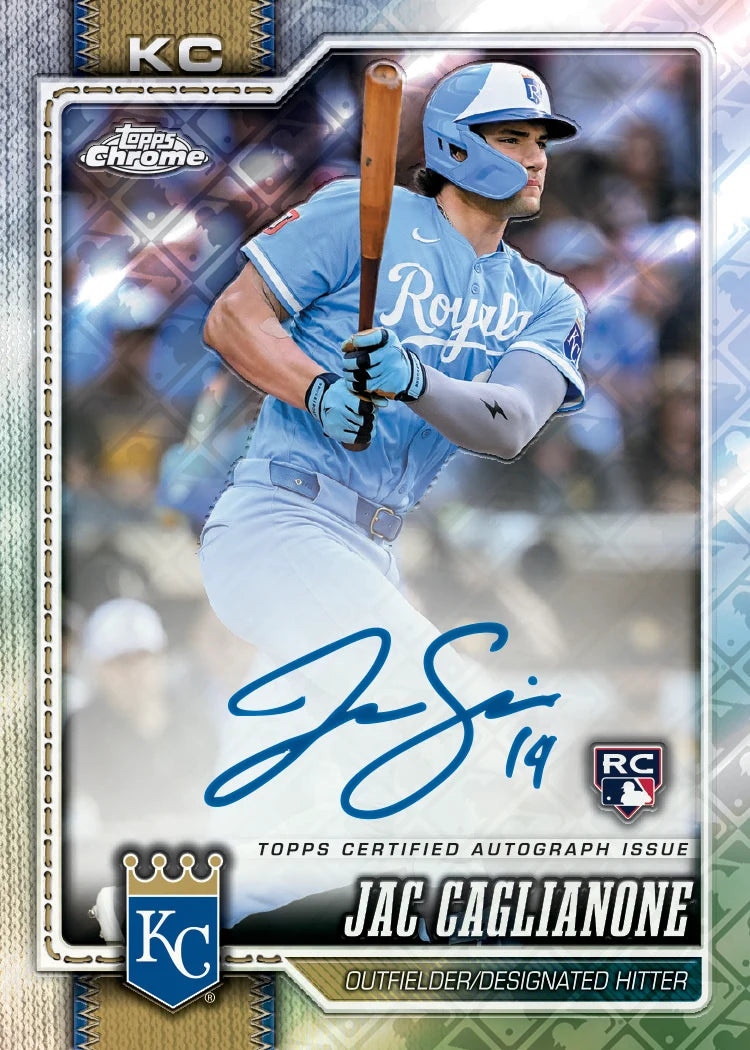 Topps Chrome Baseball MLB Logofractor Box 2026