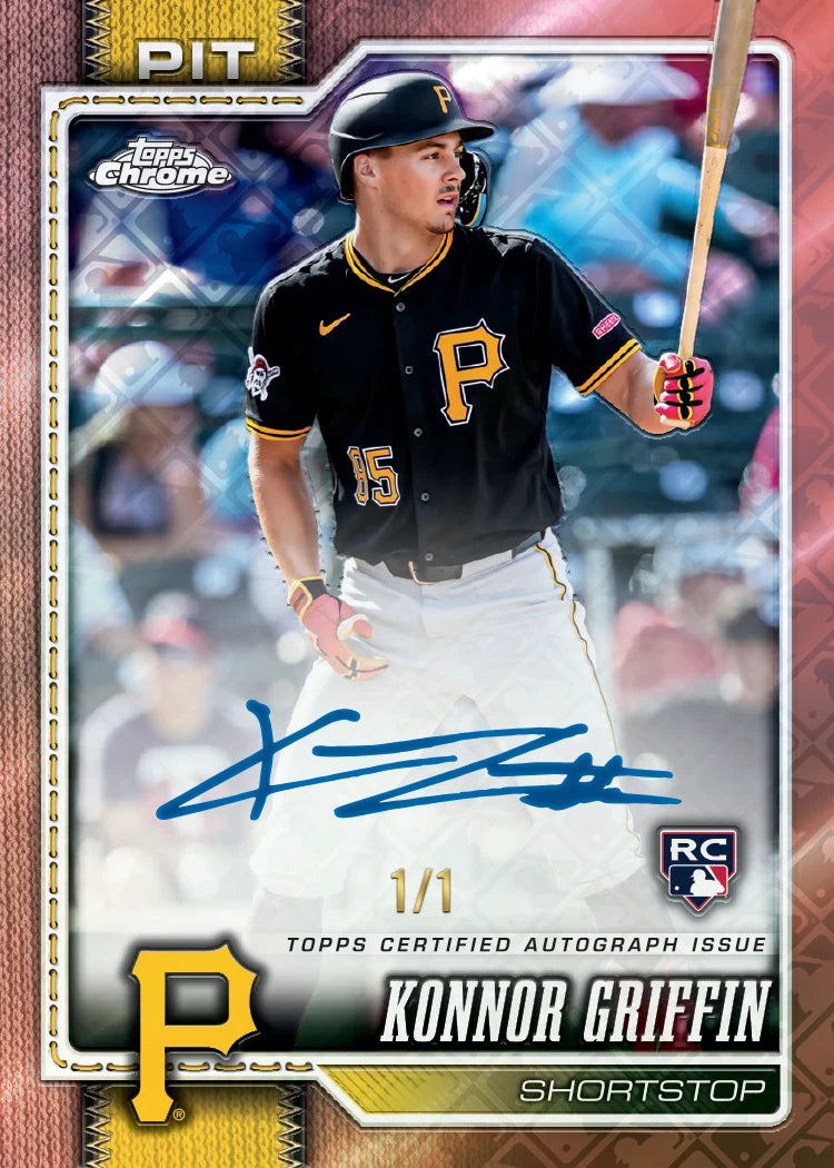 Topps Chrome Baseball MLB Logofractor Box 2026