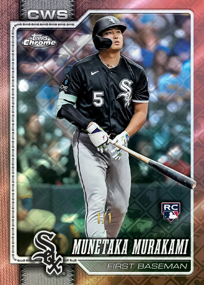 Topps Chrome Baseball MLB Logofractor Box 2026