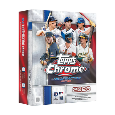 Topps Chrome Baseball MLB Logofractor Box 2026