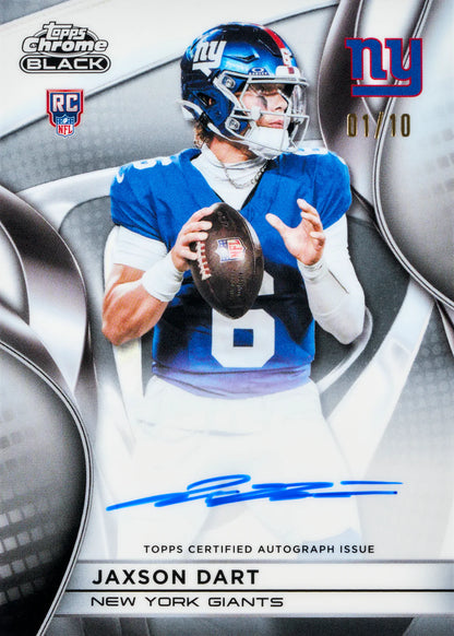 Topps Chrome Black NFL Hobby Box 2025