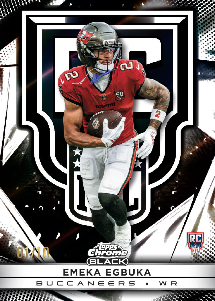 Topps Chrome Black NFL Hobby Box 2025