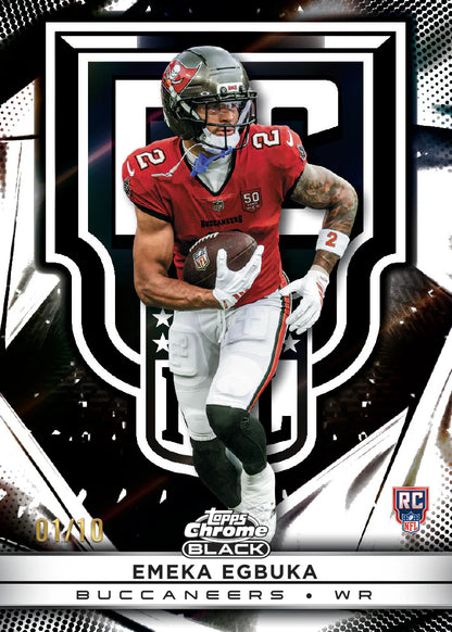 Topps Chrome Black NFL Hobby Box 2025