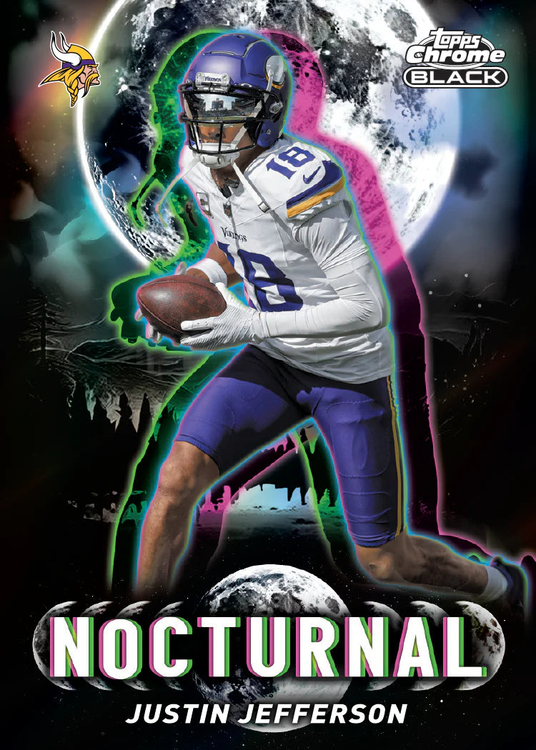 Topps Chrome Black NFL Hobby Box 2025